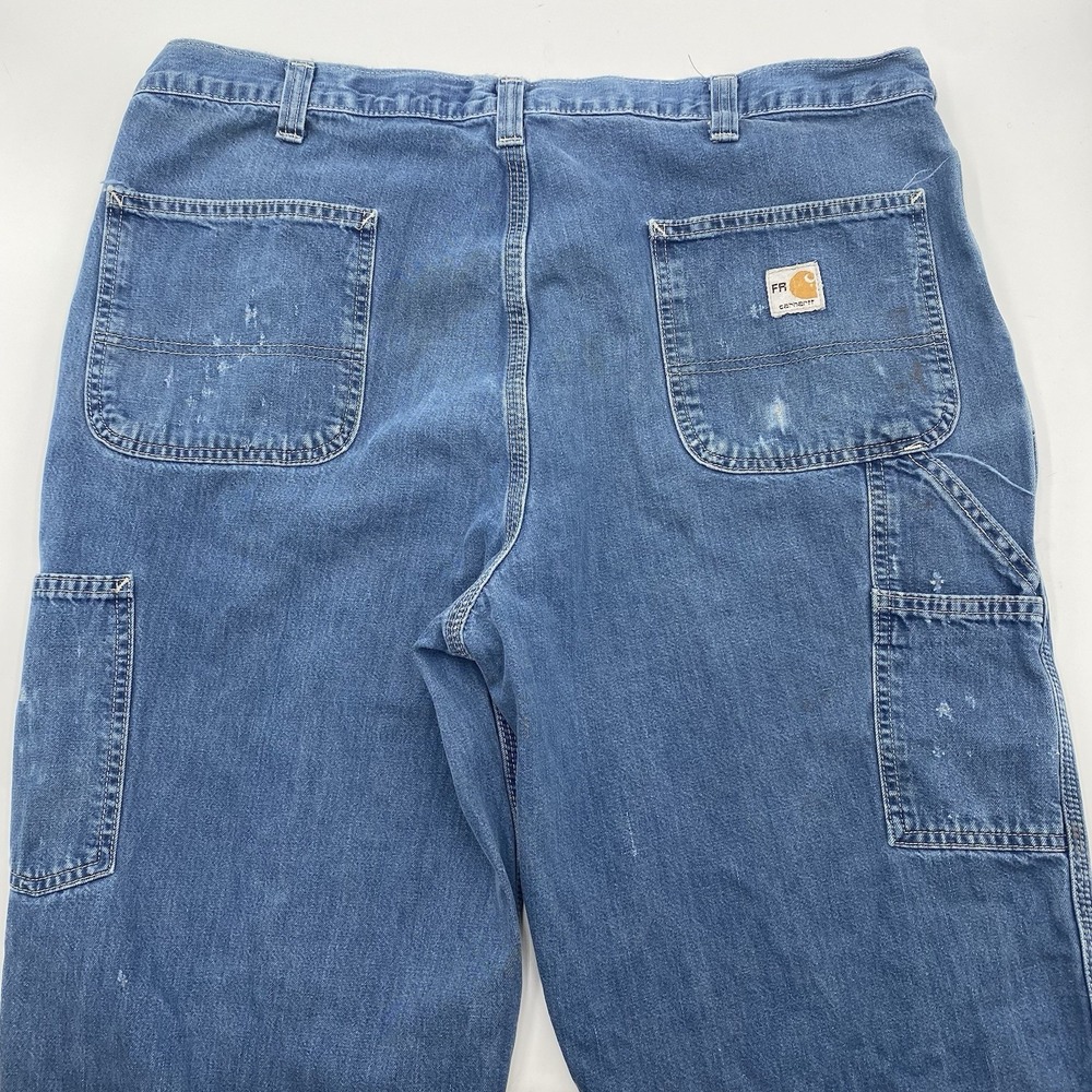 Carhartt FR Jeans Mens 40X32 Work Pants Relaxed Cargo Cat2 2112 Carpenter 290-83